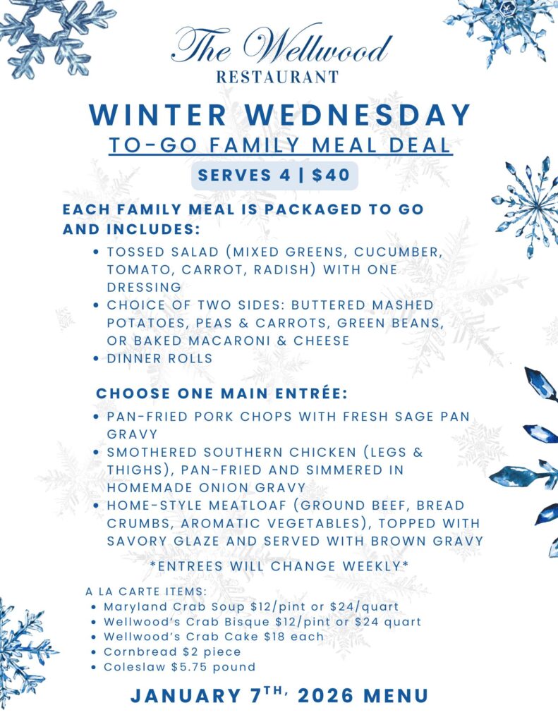 Winter Wednesday Meals - Jan 7 - 2