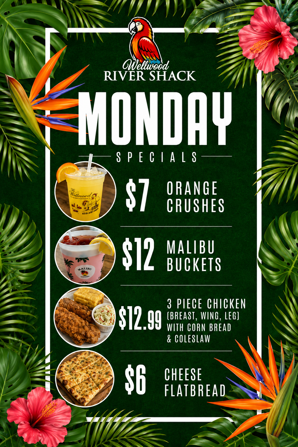 RS MONDAY SPECIALS