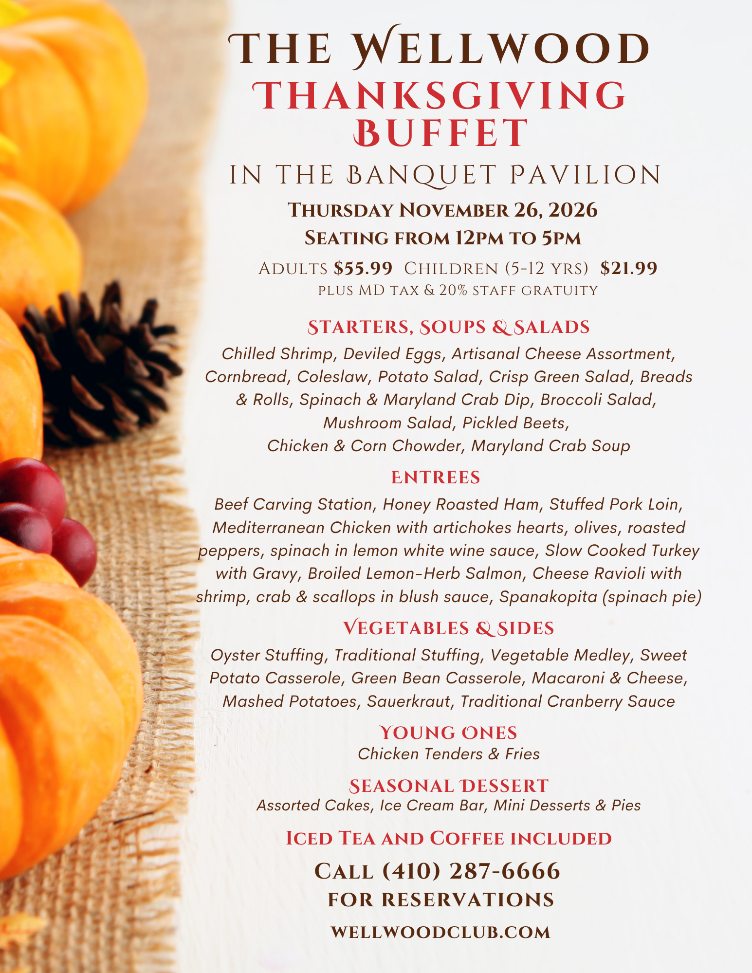 2026 Thanksgiving buffet portrait