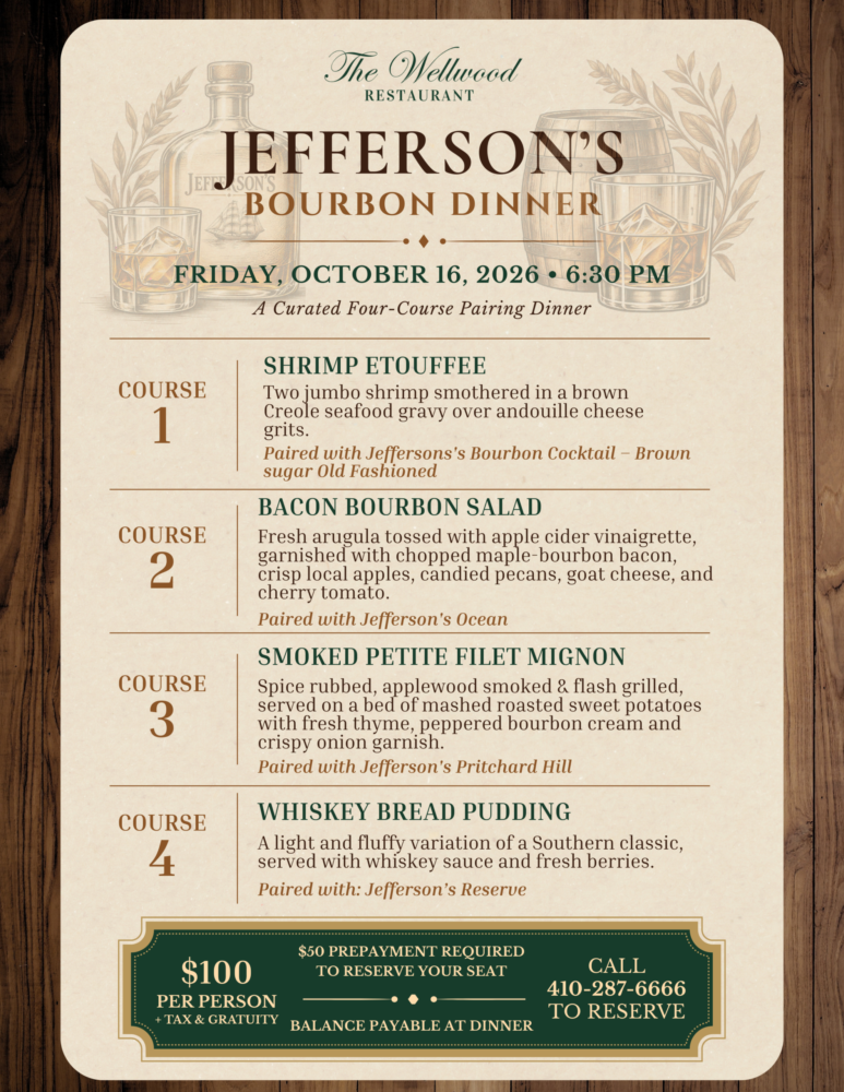 Bourbon Dinner Wellwood